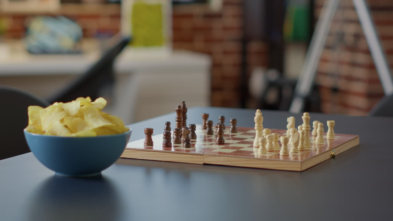 Nobody in living room flat to enjoy modern board games
