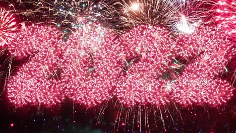 New-year-eve-Christmas-fireworks-with-numbers-2022-from-volleys.