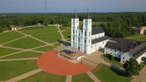 aglona basilica of the assumption of the blessed virgin mary in the fields