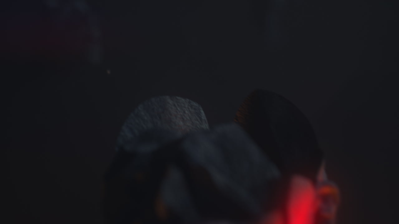 Crushed android heads on spikes in hell