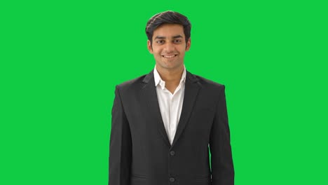 Happy-Indian-businessman-smiling-with-a-big-smile-Green-screen