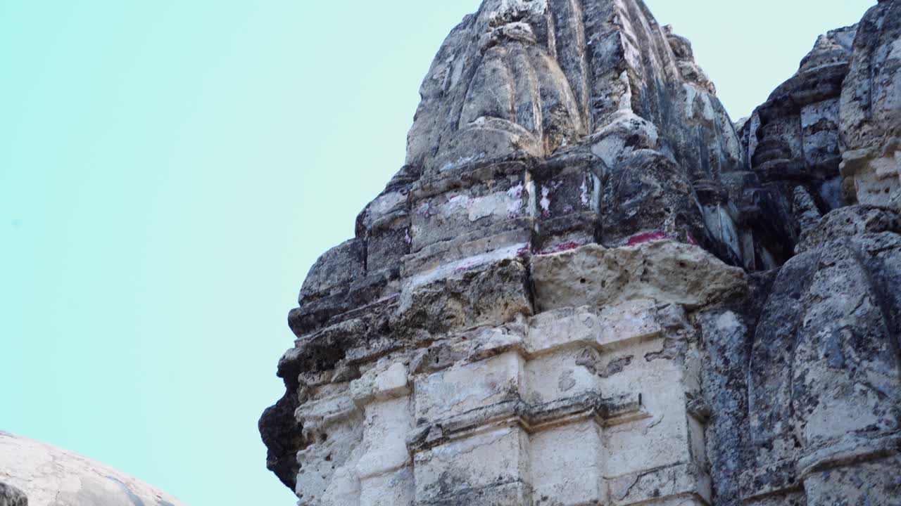 Sacred Wall Carvings Ancient and Exterior Beauty of Gori Temple, Nagarparkar, Pakistan