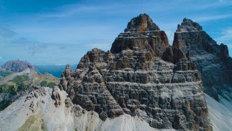 national nature park tre cime in the dolomites alps. beautiful nature of italy.