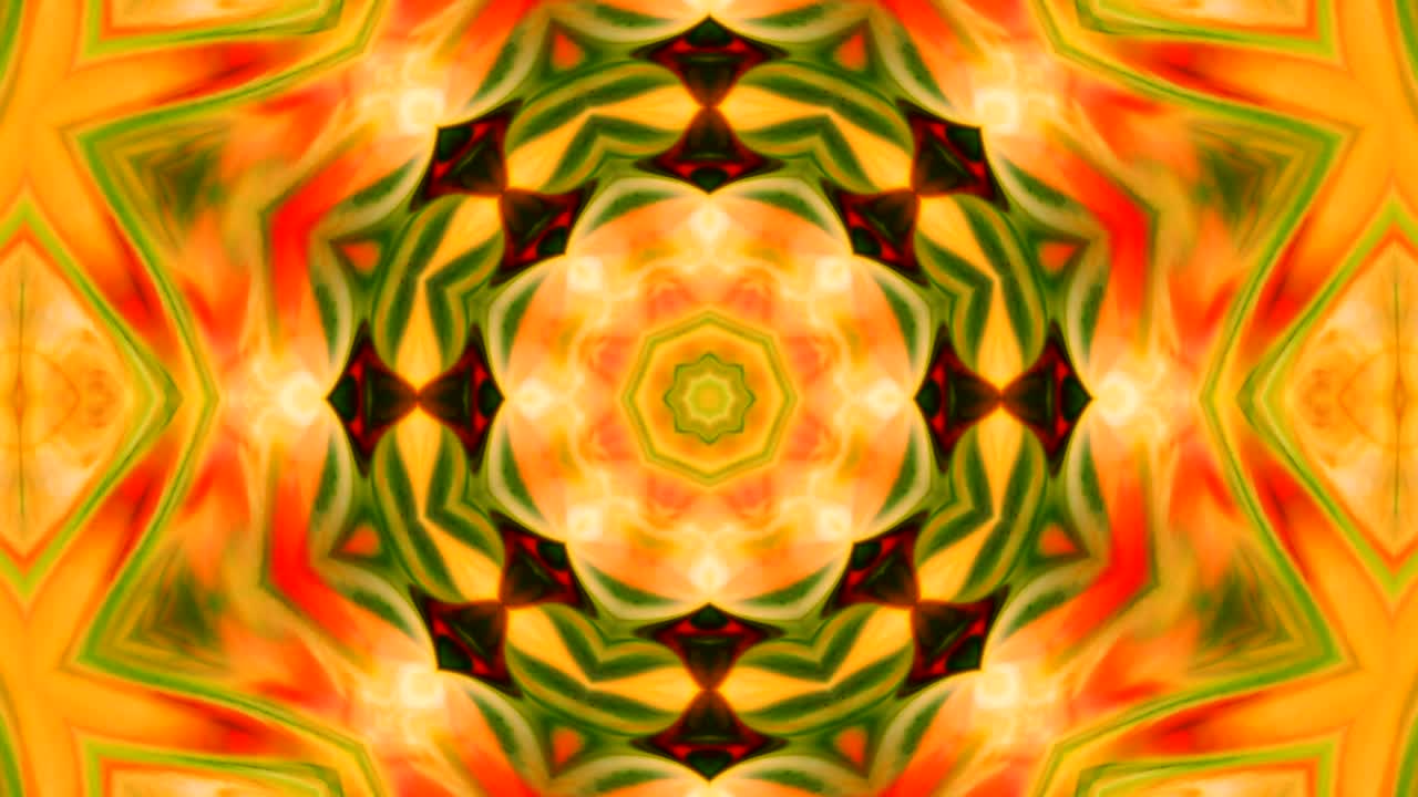 movimiento de fondo de kaleidoscopio abstractamente colorido