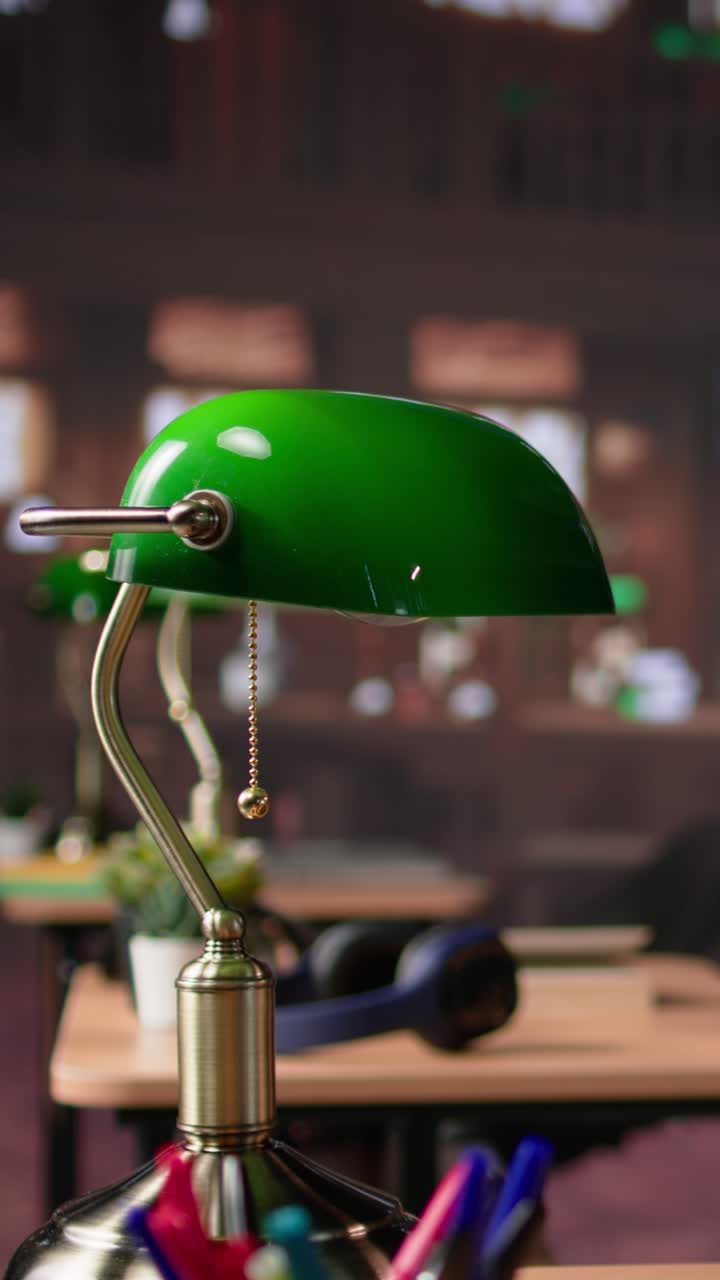 Vertical video empty university library used for general database collection of academic books