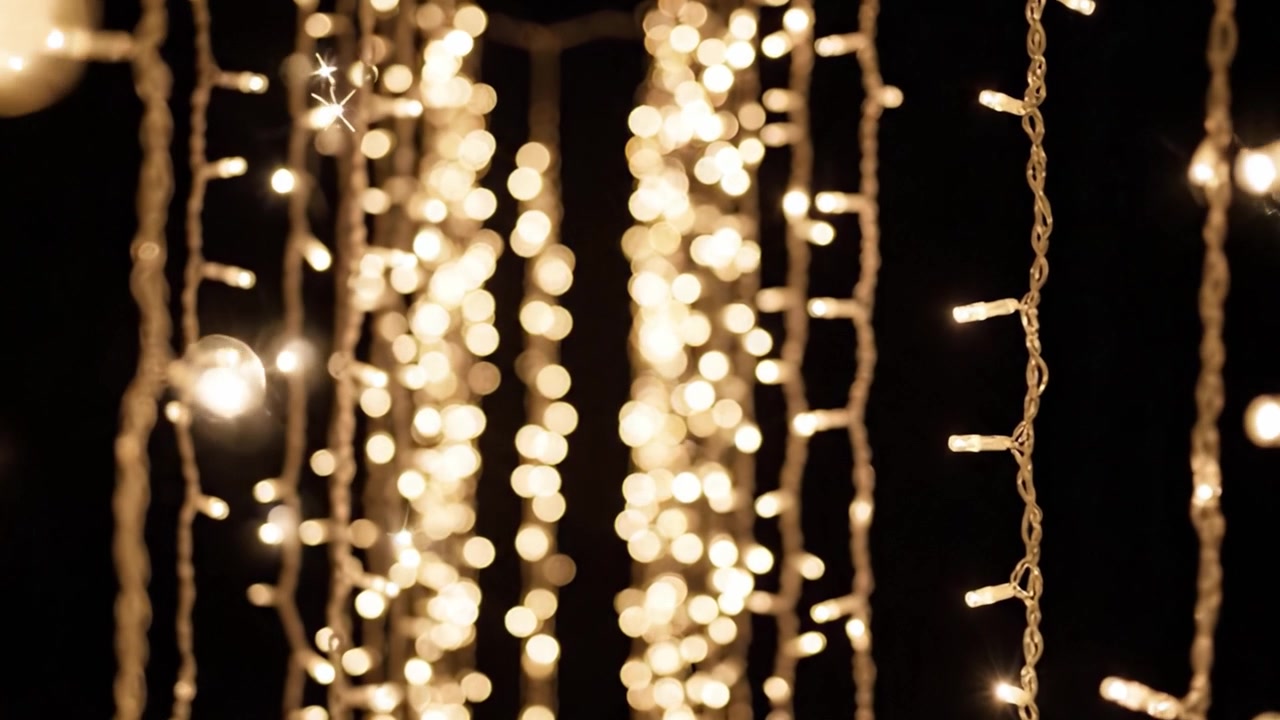 A Captivating Display of Twinkling String Lights Creating a Warm and Inviting Atmosphere with an Enchanting Glow Perfect for Celebrations and Gatherings