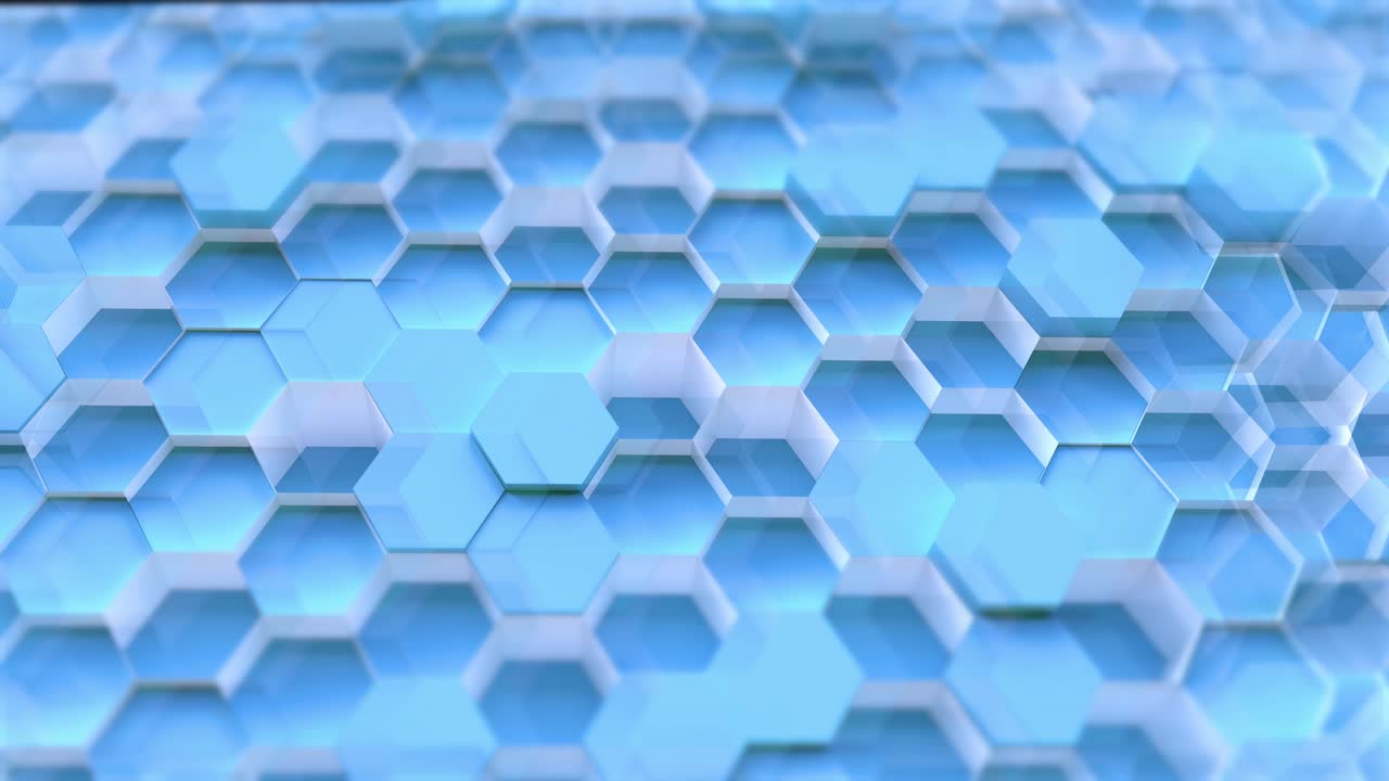 움직이는 기술 육각형 패턴 배경