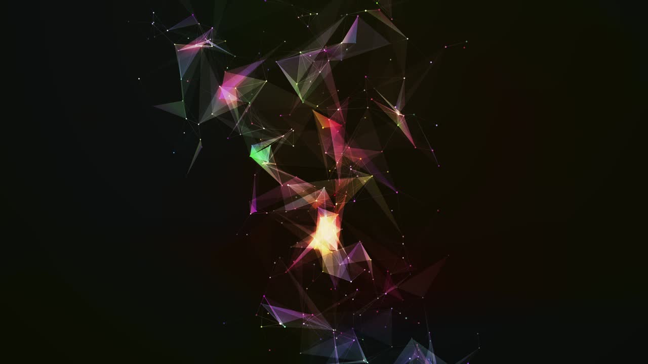 formas abstractas plexo animación de fondo