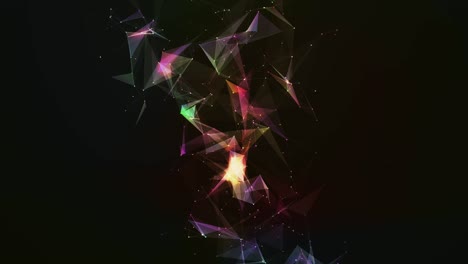 formas abstractas plexo animación de fondo