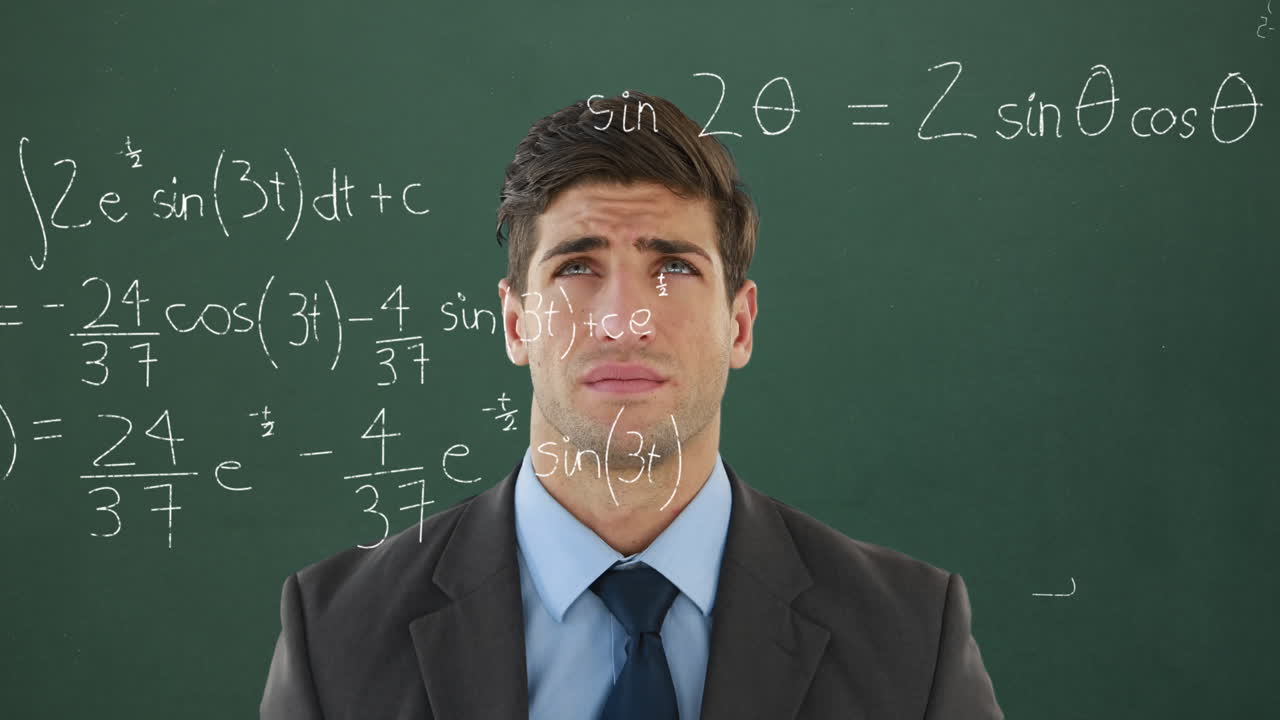 학생과 수학 방정식의 그림 4k