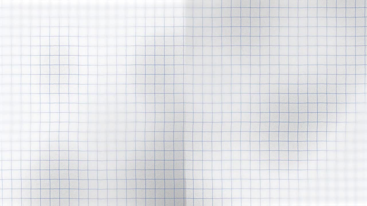 Blank White Graph Paper with Blue Grid Lines