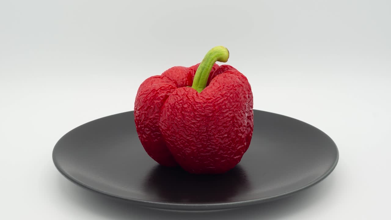 pimienta roja con lapso de tiempo