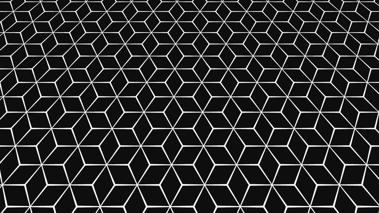 patrón gráfico en blanco y negro que se inclina hacia arriba y se mueve.