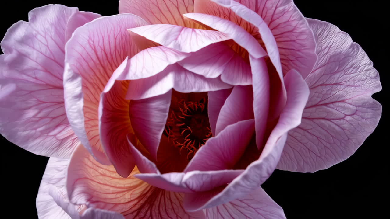 primer plano de una hermosa rosa rosada