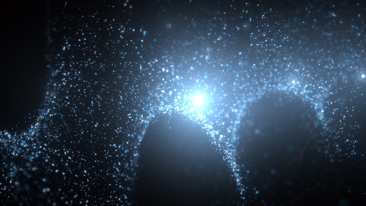 추상적인 반이는 입자 디자인