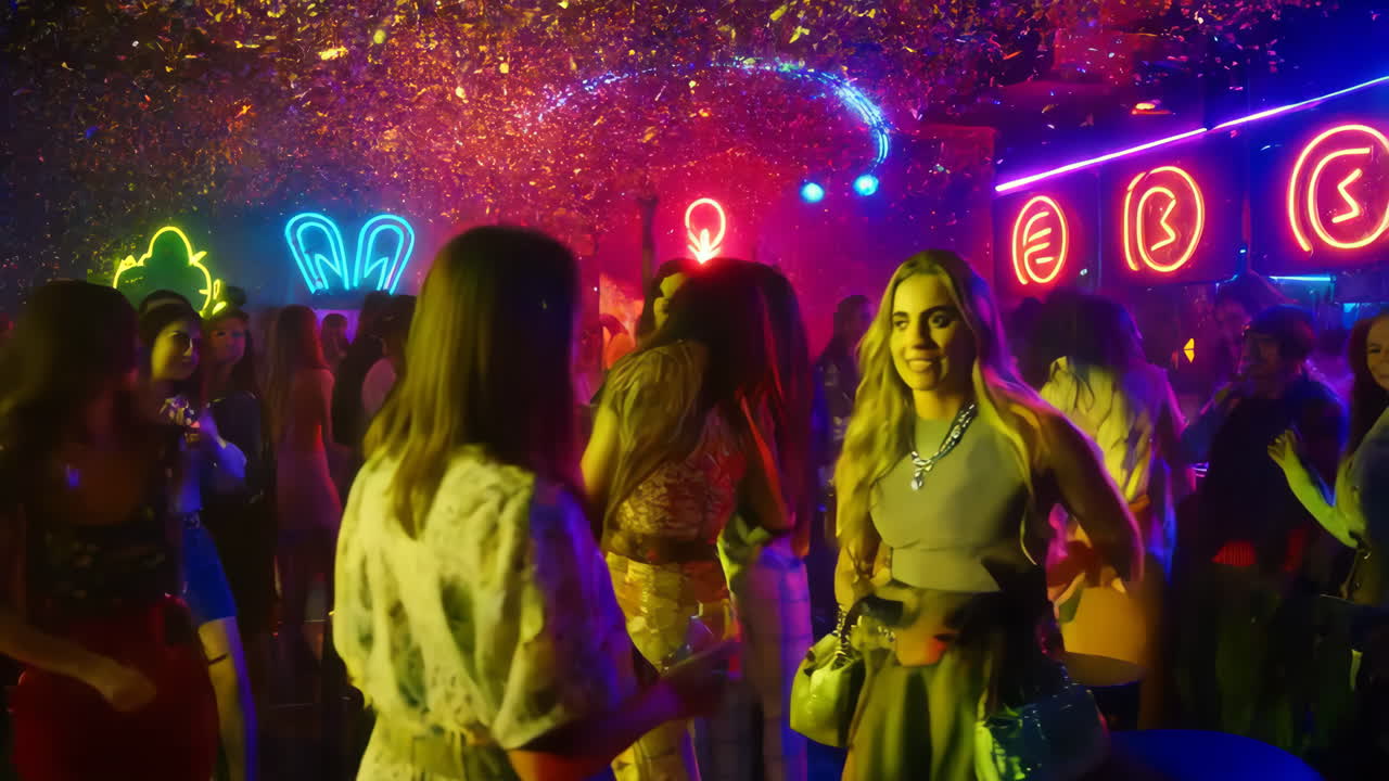 fiesta en un club nocturno