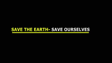 save the save ourselves climate change green concept