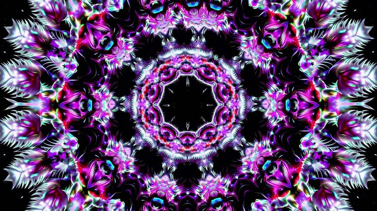 Abstraktní design mandaly