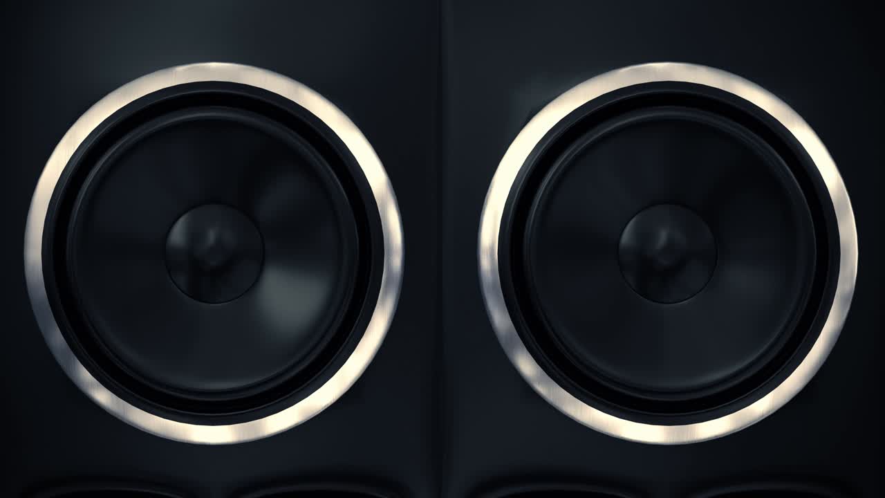 altavoces de música vibrante sub cono golpea el bajo altavoz del club de sonido caja de boom 4k