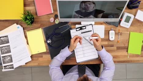 doctor's workspace