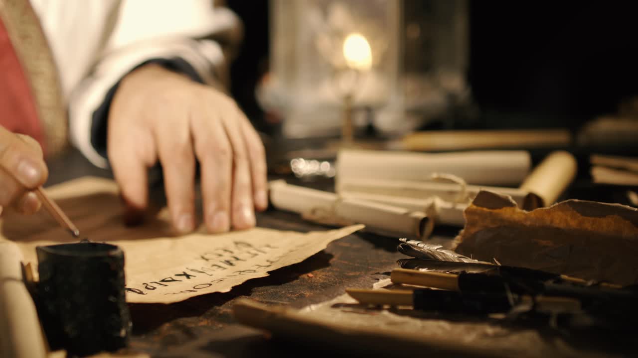 중세 제국의 서신입니다.