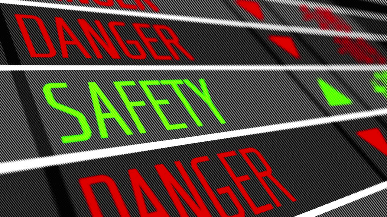 concepto de animación de seguridad