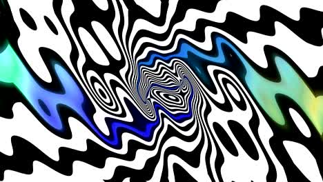 ilusión abstracta - líneas blancas y negras y fondo de acuarela