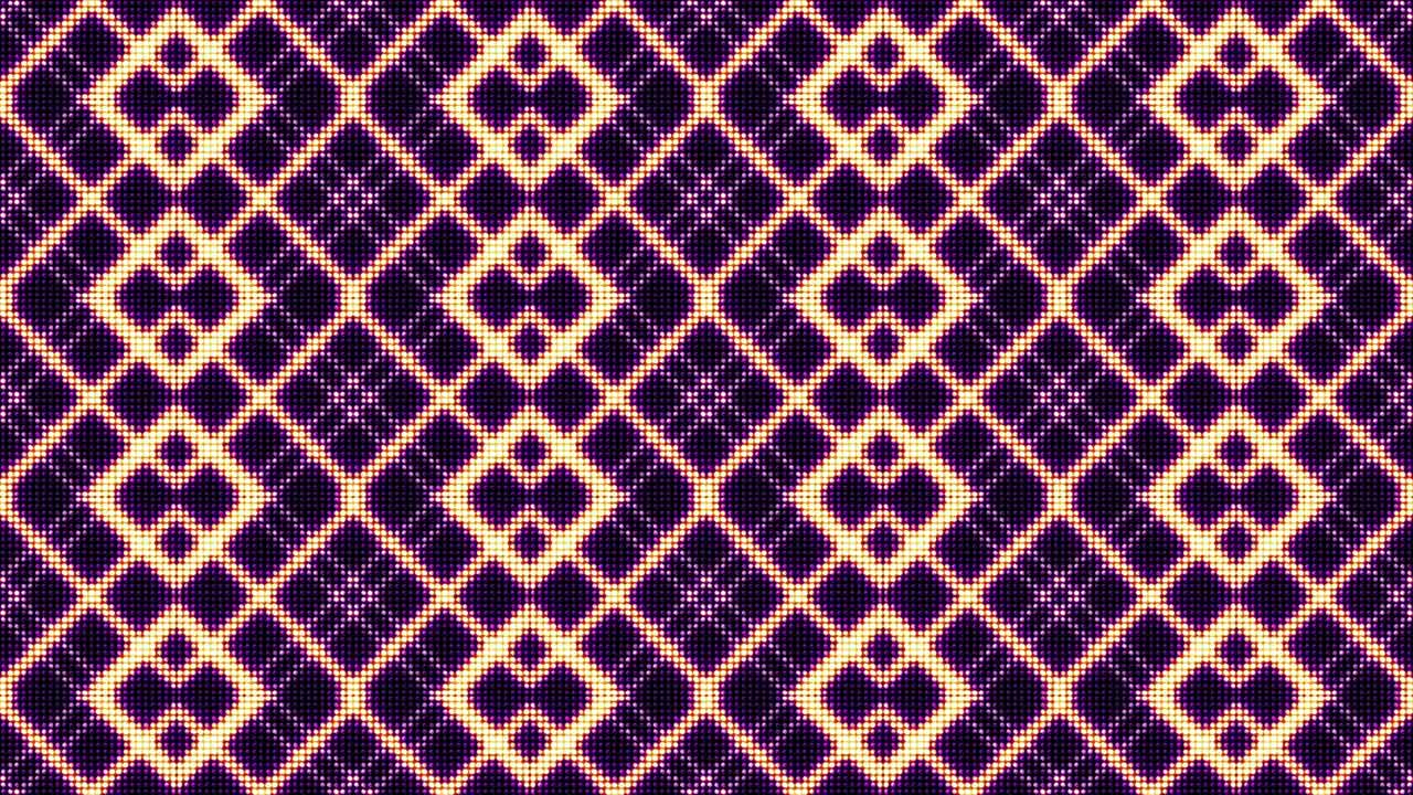 caleidoscopio bombillas de luz, animación de luz, bucle