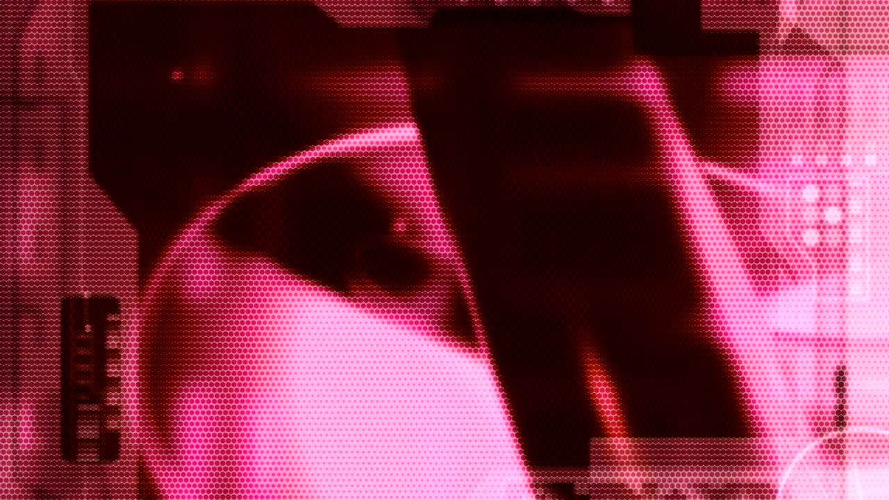 fondo animado en movimiento que muestra moléculas nucleares átomo energía radiactiva electricidad energía rayo