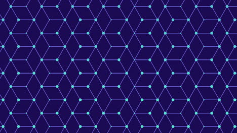 hexagonal geometric design blue and purple triangle pattern