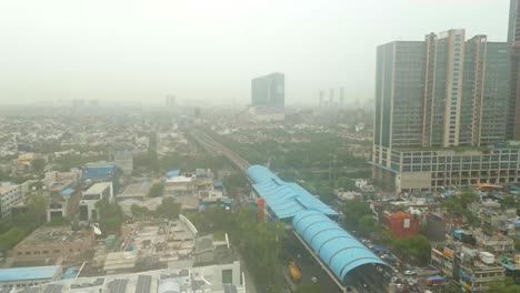 delhi metro in pollution