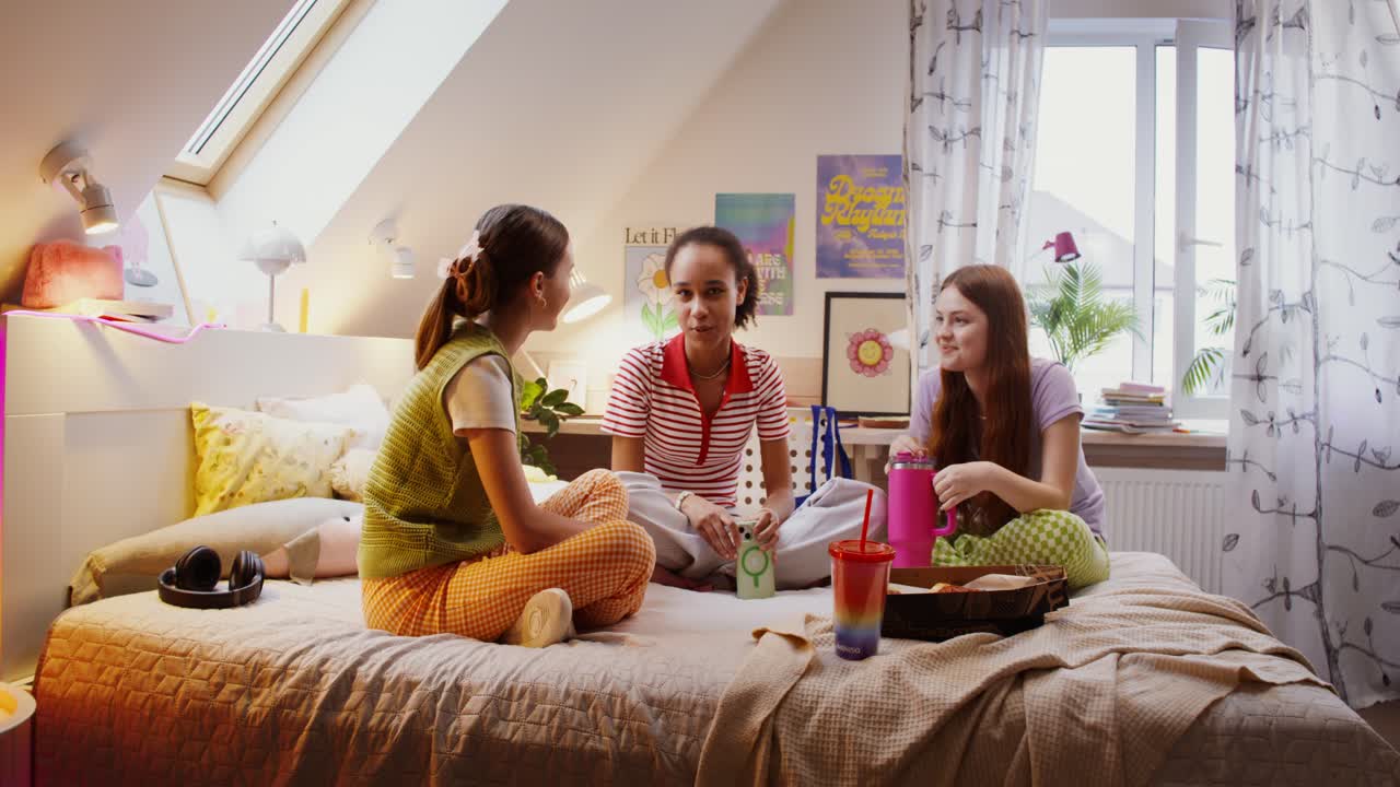 십대 소녀들이 함께 시간을 보내는 것