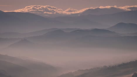 View-of-surrounding-countryside-and-rolling-hills-from-Guardiagrele,-Abruzzo,-Italy