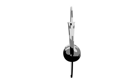 el bucle del icono de los auriculares