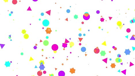 material de bucle de fondo gráfico de las hadas de las partículas brillantes