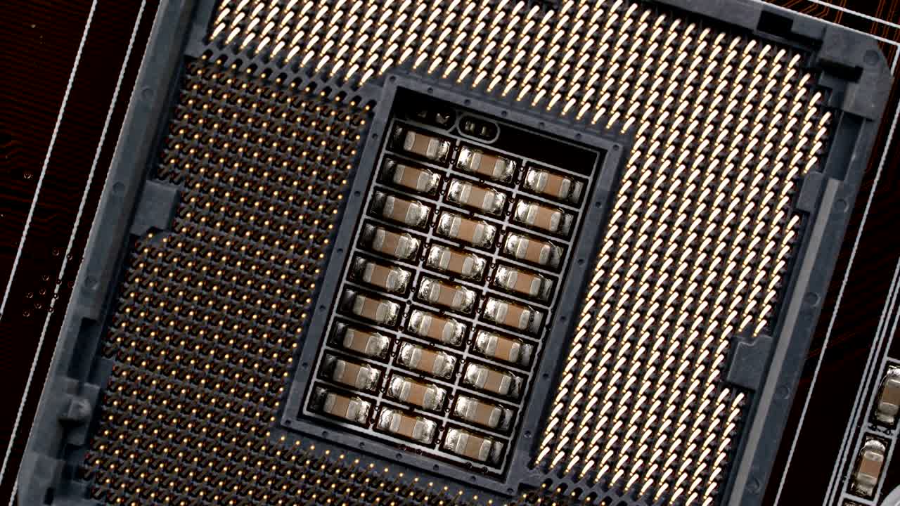 cpu 소켓은 회전 테이블에 회전합니다.