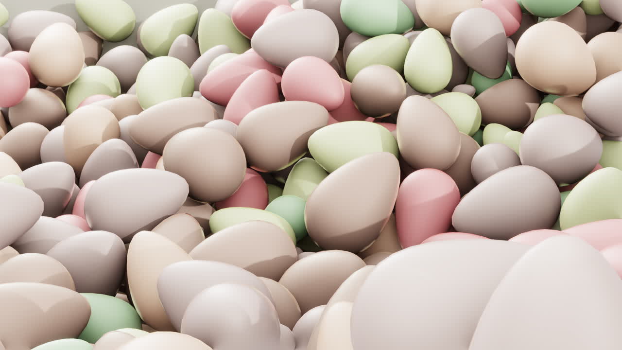 Pile of Pastel Eggs