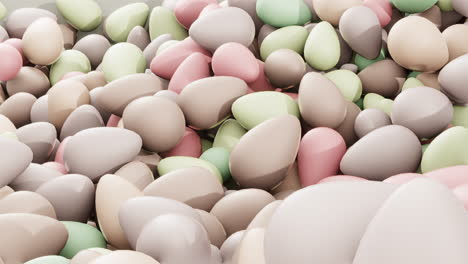 una pila de huevos pastel