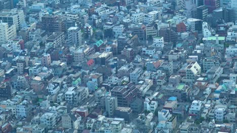 aerial view of tokyo from skytree tower