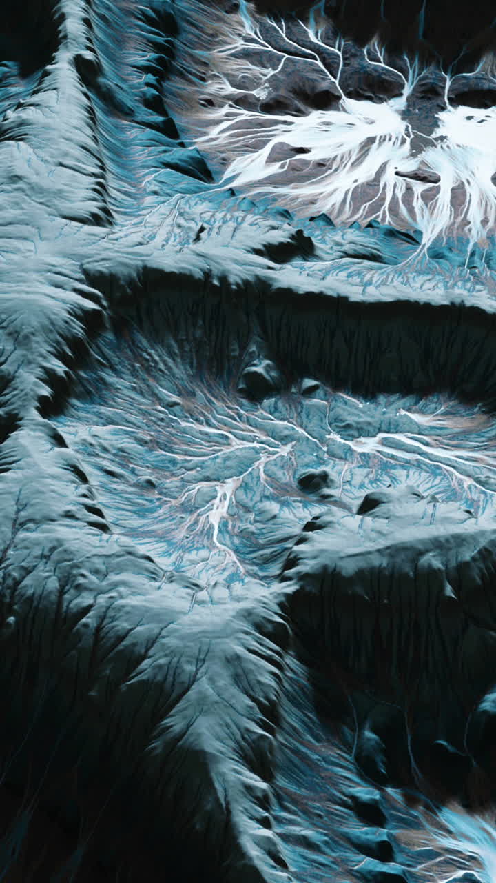 paisaje de montaña abstracto