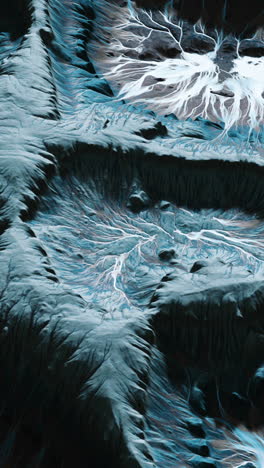 abstract mountain landscape