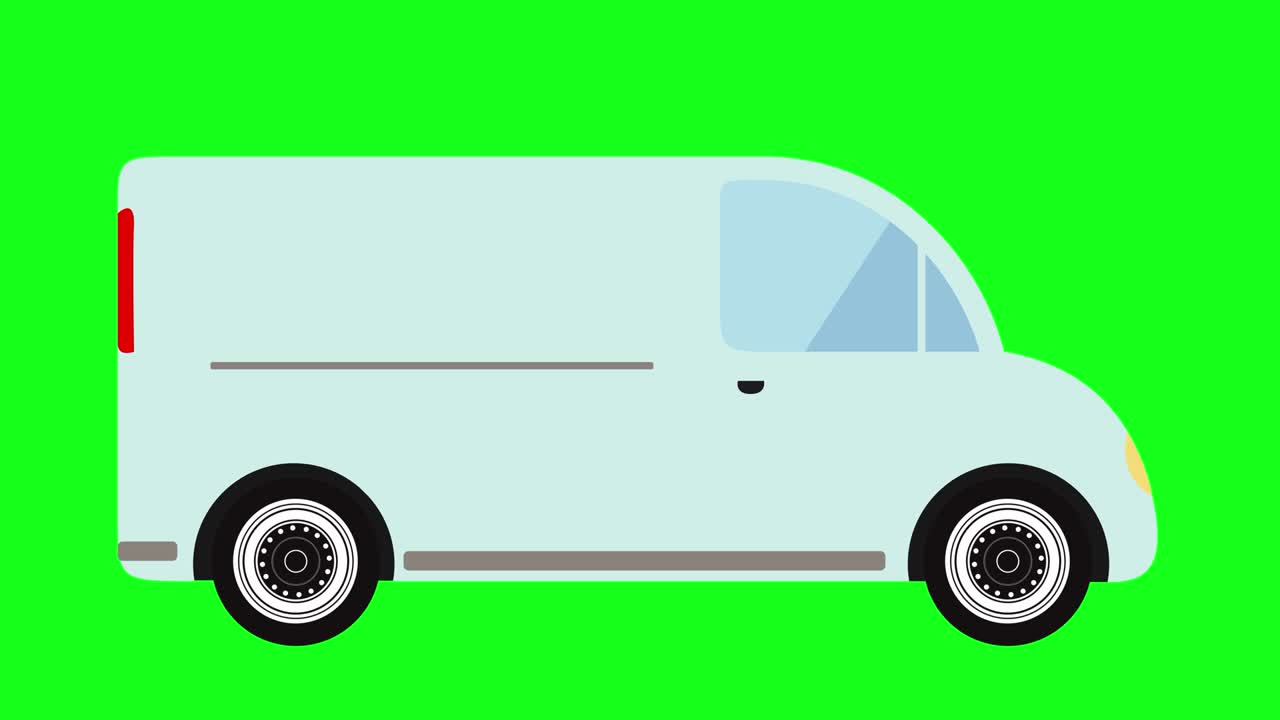 달리는 자동차 애니메이션, 그린 스크린 크로마 키, 그래픽 소스 요소