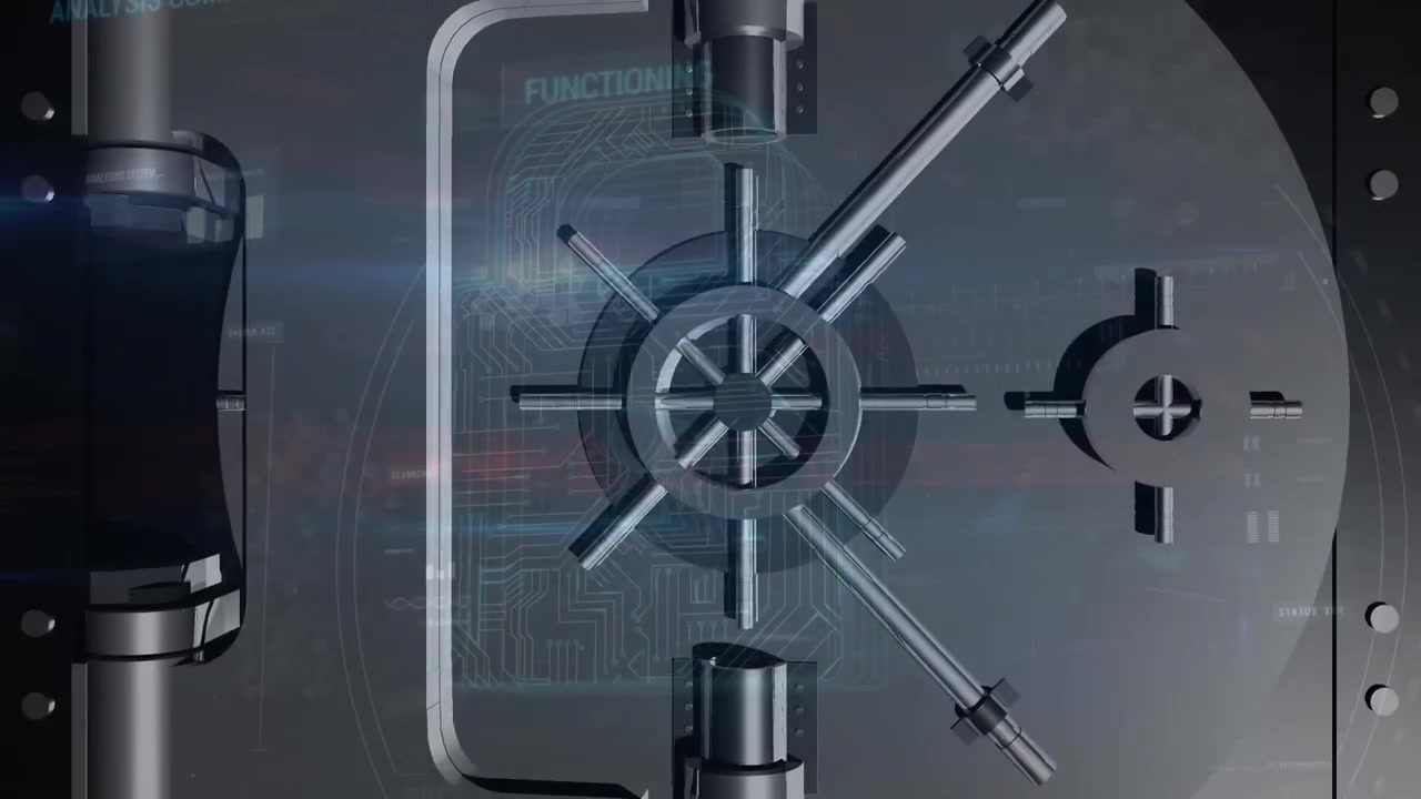 Animazione dell'elaborazione dati su banconote