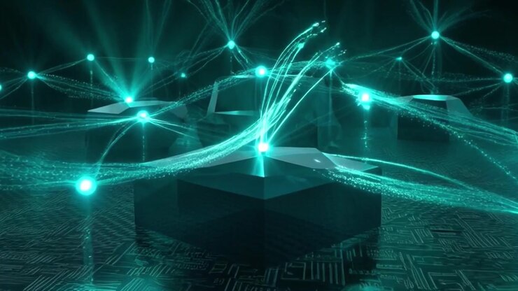 Connessione di Rete Digitale Astratta con Flussi di Dati Luminosi