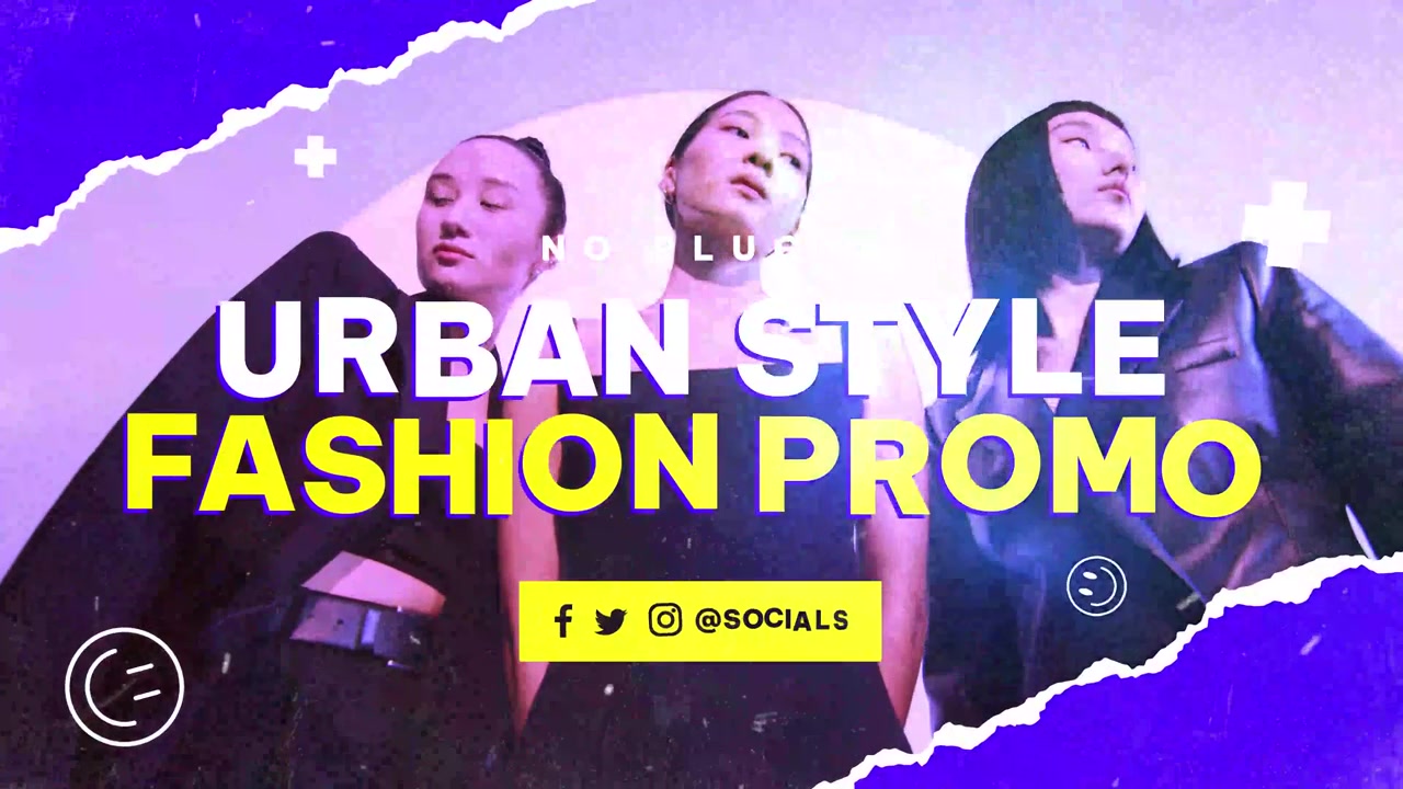 Tre giovani donne asiatiche in posa per una promozione di moda urban style.