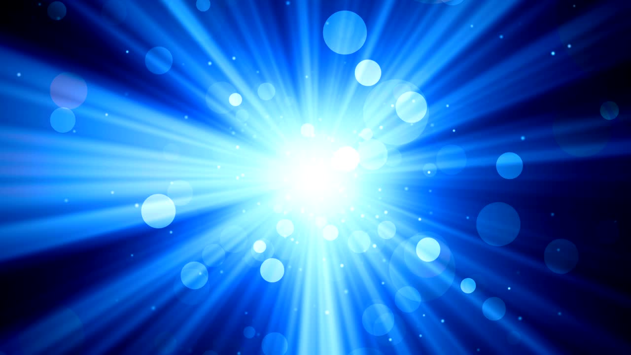 빛의 광선 파란색을 배하라