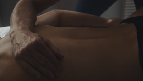 woman resting in spa salon