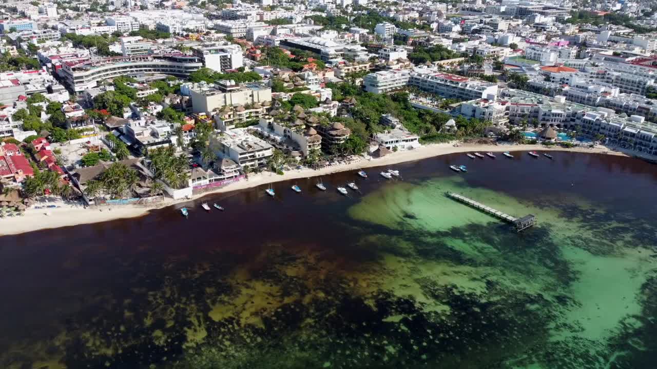 vista aérea playa del carmen méxico