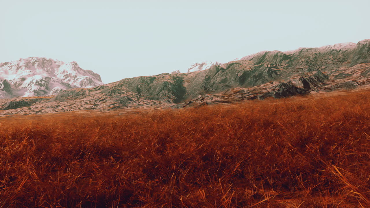 una impresionante vista de una cordillera