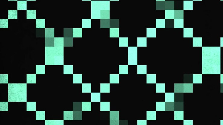 Motivo a pixel verdi in architettura a 8 bit